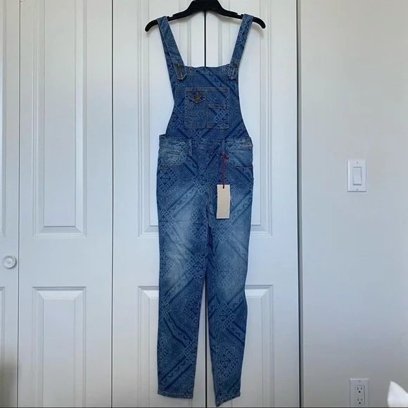 NWT Anthroplogie Driftwood Farrah Denim Overalls
